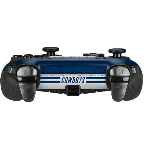 NFL Dallas Cowboys White Striped PlayStation Scuf Vantage 2 Controller Skin
